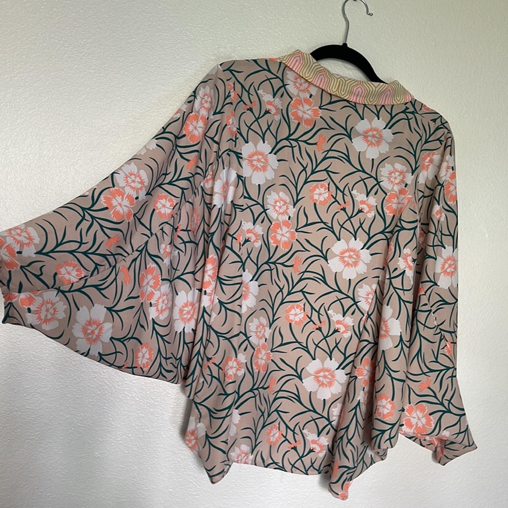 Free People Kona Print Kimono. Like New. Worn 2x. sm/md